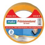 Banda Precision, interior 25mm x 25m, galbena