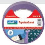 Banda pentru tapet 25mm x 25m, mov PREMIUM